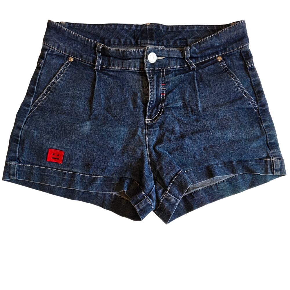 Acne Studios Skin 5 Deep Denim Cutoff‎ Shorts Women's Size 27